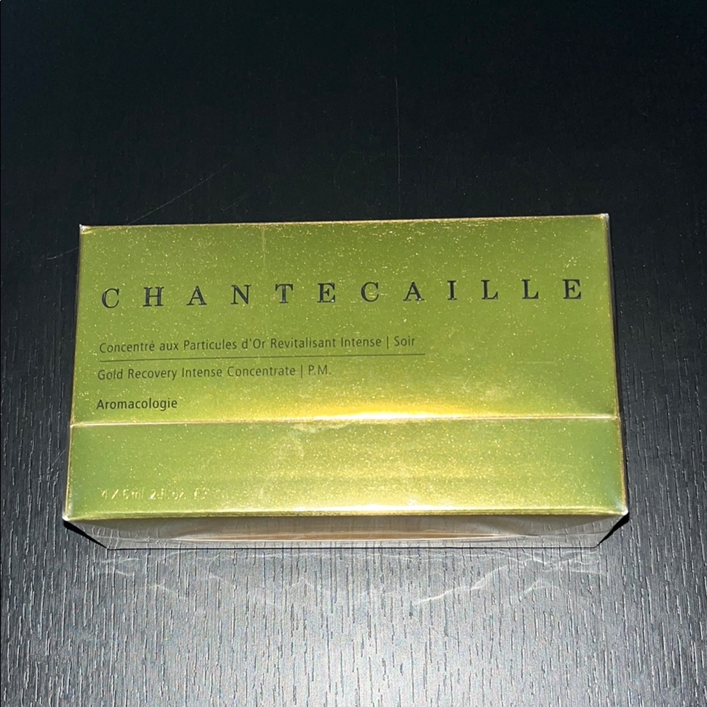 New sealed Chantecaille Gold Recovery Intense Concentrate PM 4x6ml .2oz. NWT